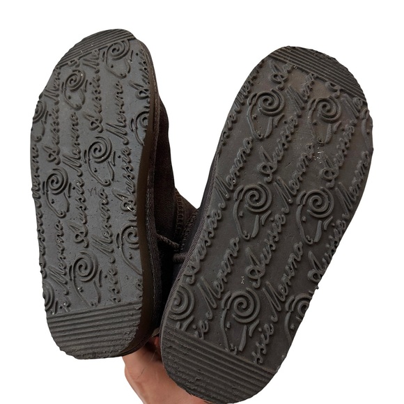 Aussie Merino Nossa Kids Boots Chocolate Color Size Y 1 - Picture 6 of 8